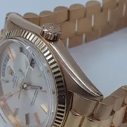 Rolex Day-Date President 36 mm Spanish Day 18K Yellow Gold Watch 1803 Circa 1966