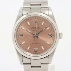 ROLEX AIR-KING 14000 SS AT PINK-FACE