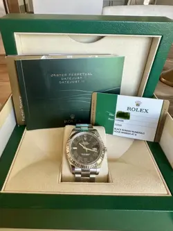 ROLEX DATEJUST 41MM FLUTED BEZEL 116334