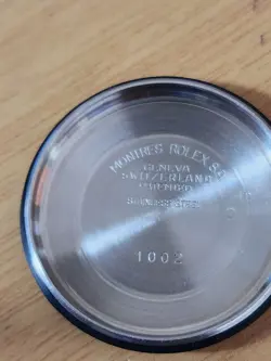 Vintage Rolex 5500 Explorer Dial Caseback 1002 Cal 1520 Watch