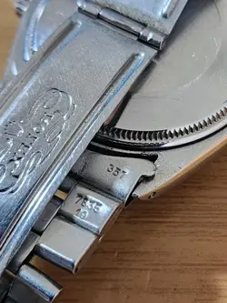 Vintage Rolex 5500 Explorer Dial Caseback 1002 Cal 1520 Watch