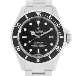 ROLEX SEA-DWELLER 16600 BLACK F NUMBER SECOND HAND MENS