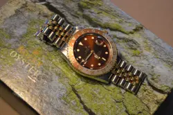 Rolex GMT Master 16753 Root Beer 1986 18K Gold & Steel with Jubilee Bracelet