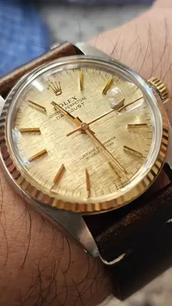 VINTAGE ROLEX 16013 TWO-TONE MEN'S AUTOMATIC WATCH 1986