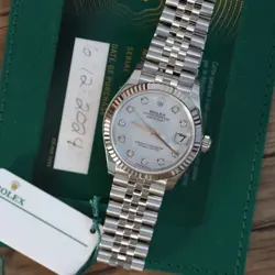 Rolex Datejust 31 Steel MOP dial  Diamond Dial Ladies Watch 278274 New complete