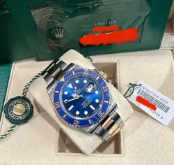 BRAND NEW 2024 ROLEX SUBMARINER 41MM 126613LB BLUE DIAL STEEL AND YELLOW GOLD
