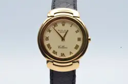 ROLEX CELLINI WOMEN'S WATCH 6622 QUARTZ 33MM VINTAGE 18K 750 GOLD NICE STATE 2
