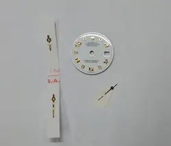 ROLEX DIAL HANDS SET OYSTER PERPETUAL LADY 179173WHITE ARAB