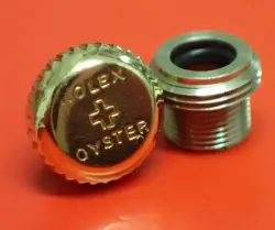 ROLEX OYSTER GOLD CROWN TUBE 5.4MM BUBBLE BACK OYSTER ROYAL 1B