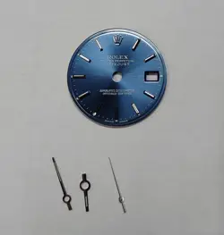 ROLEX DIAL HANDS SET OYSTER PERPETUAL LADY 79174 BLUE