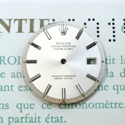 ROLEX GUARANTEE DATEJUST BEYELER SILVER DIAL 1965 M002