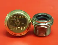 ROLEX OYSTER GOLD CROWN TUBE 5.5MM BUBBLE BACK OYSTER ROYAL 1B