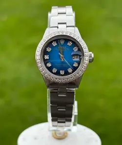 26MM BLUE DIAL_DIAMOND