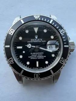 Authentic Rolex Oyster Perpetual Date Submariner 1984 (Ref. 16800) Watch OC#381