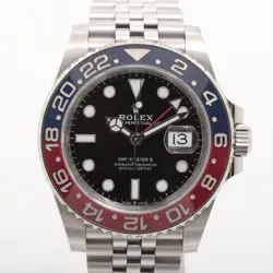 ROLEX GMT MASTER II 126710BLRO SS AT BLACK DIAL 6 EXTRA LINKS