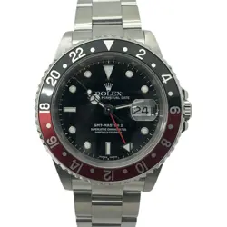 ROLEX GMT MASTER 16710 AUTOMATIC BLACK DIAL 40MM STAINLESS STEEL MEN'S WATCH