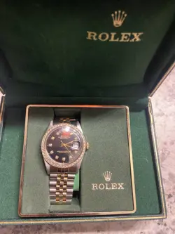 ROLEX DATEJUST 36MM TWO TONE DIAMOND