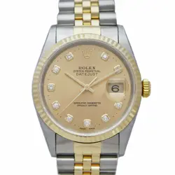 ROLEX  16233G DATEJUST 10P DIAMOND R45_1209