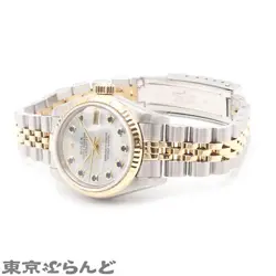 3 Year Warranty Returnable Rolex Datejust 10P Sapphire Shell 79173Ngs White Ss Y