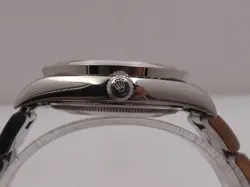ROLEX AIR KING PRECISION 14000 NO HOLES DIAMOND BEZEL YEAR 1998 AUTOMATIC STEEL