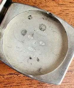 Rolex Rolco 1928, 9k Sterling Silver Dress Watch in Original Box.  Serviced.