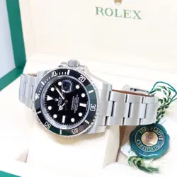Rolex 40mm Black Dial Black Bezel Submariner Date 116610ln (2017]