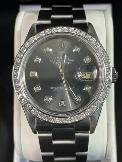CUSTOM DIAMOND BEZEL/