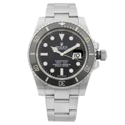ROLEX SUBMARINER DATE 40MM STAINLESS STEEL CERAMIC AUTOMATIC MENS WATCH 116610LN