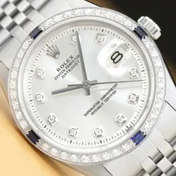 SILVER DIAMOND SAPPHIRE