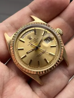 1965 ROLEX DAY-DATE PRESIDENT 1807 1803 FLUTED BEZEL SERVICED | 1 YEAR WARRANTY