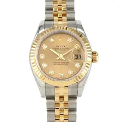 Authentic ROLEX Datejust 179173G SSxYG Automatic Serial Info:D Serial  #270-0...