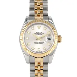 AUTHENTIC ROLEX DATEJUST 179173G SSXYG AUTOMATIC SERIAL INFO:D SERIAL  #270-0...