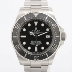 ROLEX SEA-DWELLER DEEP SEA 136660 SS AT BLACK DIAL 2 EXTRA LINKS