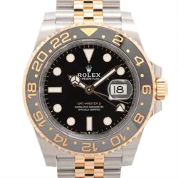 ROLEX GMT MASTER II 126713GRNR SS×YG AT BLACK DIAL