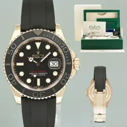2024 CPO & PAPERS ROLEX YACHT-MASTER 126655 EVEROSE 40MM OYSTERFLEX WATCH BOX