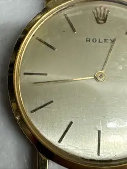 rolex cellini 18k gold watch mens 1960s Rare !! 18kt Gold 9577 Head Only Rare !!