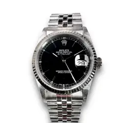 ROLEX DATEJUST 16234 WHITE GOLD BEZEL
