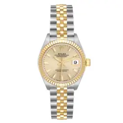 Rolex Datejust 28 Steel Yellow Gold Ladies Watch 279173 Box Card