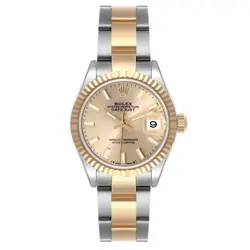 Rolex Datejust 28 Steel Yellow Gold Ladies Watch 279173 Box Card