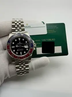 2022 ROLEX GMT-MASTER II 126710BLRO PEPSI JUBILEE BRACELET FULL SET