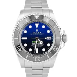 MINT 2022 PAPERS ROLEX SEA-DWELLER DEEPSEA JAMES CAMERON BLUE 44MM 136660 BOX
