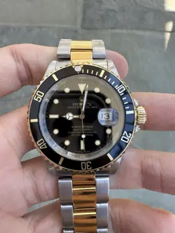 18K WATCH BLACK
