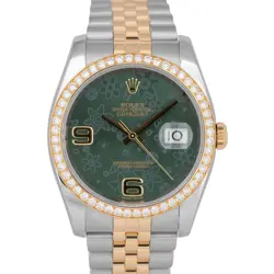 36MM GREEN FLORAL