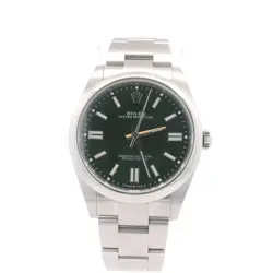 ROLEX OYSTER PERPETUAL 124300 BLACK DIAL MENS WATCH BOX & PAPERS