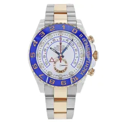 ROLEX YACHT-MASTER II STEEL 18K ROSE GOLD AUTOMATIC MENS WATCH 116681