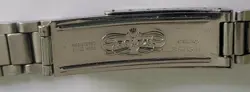 Rolex genuine 1970's 19 mm folded 7835/357 steel bracelet  Swiss ,PLEASE READ!!