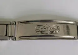 Rolex genuine 1970's 19 mm folded 7835/357 steel bracelet  Swiss ,PLEASE READ!!