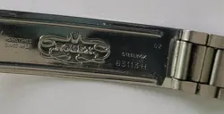 Rolex genuine 1970's 19 mm folded 7835/357 steel bracelet  Swiss ,PLEASE READ!!