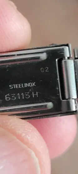 Rolex genuine 1970's 19 mm folded 7835/357 steel bracelet  Swiss ,PLEASE READ!!