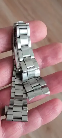 Rolex genuine 1970's 19 mm folded 7835/357 steel bracelet  Swiss ,PLEASE READ!!